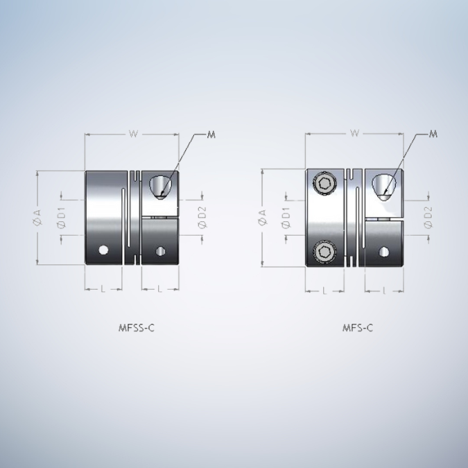 TSD Servo Flexible Coupling MFS-C/MFSS-C - Image 2