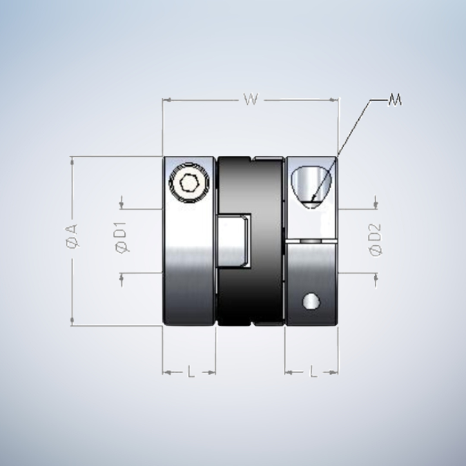 TSD Servo Flexible Coupling MPS-C - Image 2