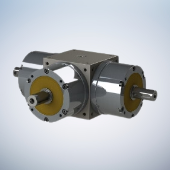 Ondrives SBC-CR 100Nm Ø18-Shafts 3-Spiral-Bevels