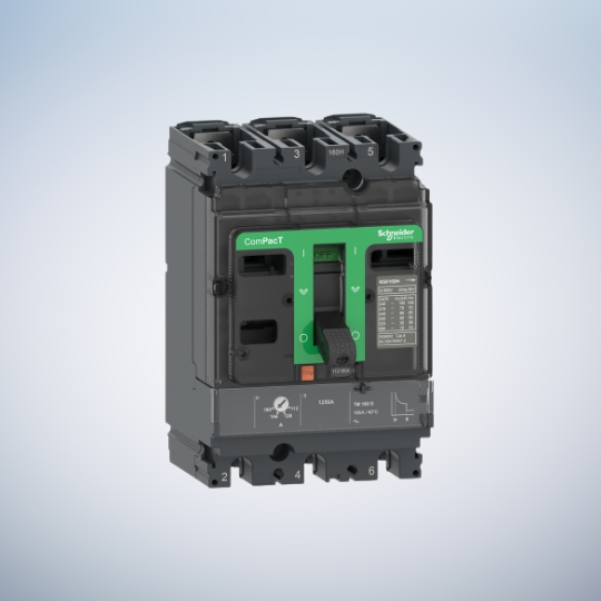 Schneider Electric Circuit breaker, ComPacT NSX100F, 36kA/415VAC, 3 poles, TMD trip unit 80A