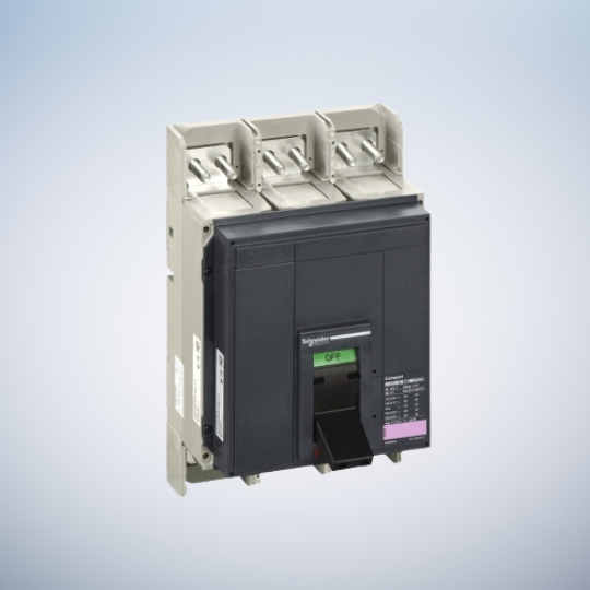 Scchneider Electric Circuit breaker frame, ComPacT NS1250N, 50kA/415VAC, 1250A, fixed, electrically operated, without trip unit, 3P