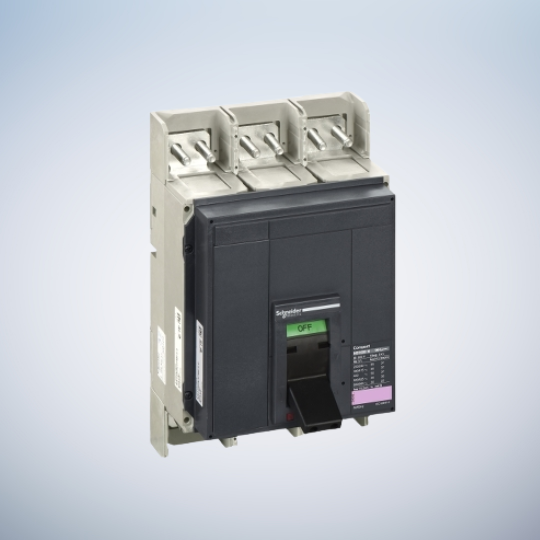Schneider Electric Circuit breaker frame, ComPact NS1250N, 50kA/415VAC, 1250A, withdrawable, manually operated, without trip unit, 3P