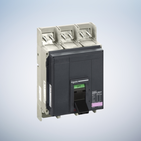 Schneider Electric Circuit breaker frame, ComPacT NS630bN, 50kA/415VAC, 630A, fixed, electrically operated, without trip unit, 3P