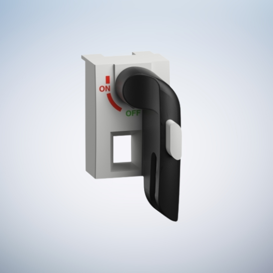 Schneider Electric TeSys GS - black direct frontal rotary handle - for switch disc 32 A