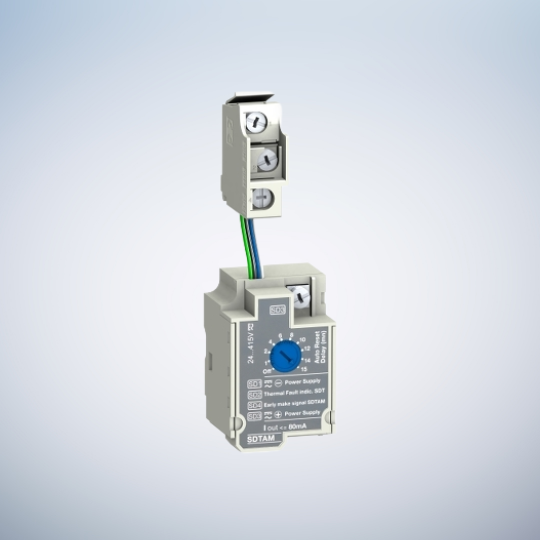 Schneider Electric SDTAM contactor tripping module, ComPacT NSX, motor protection, 24/415VAC/DC