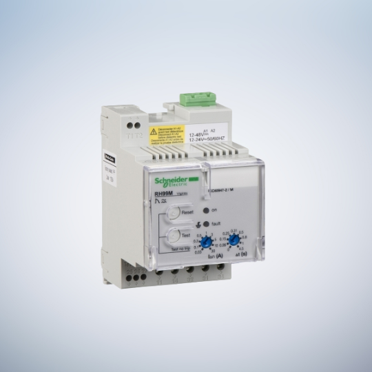 Schneider Electric Residual current protection relay, VigiPacT RH99M, 30mA-30A, 12/24VAC 50/60Hz, 12/48VDC, DIN rail mounting